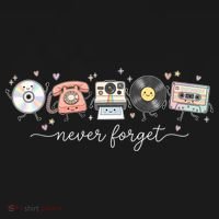 Never Forget Beloved Old Technology Backpack thumb 2
