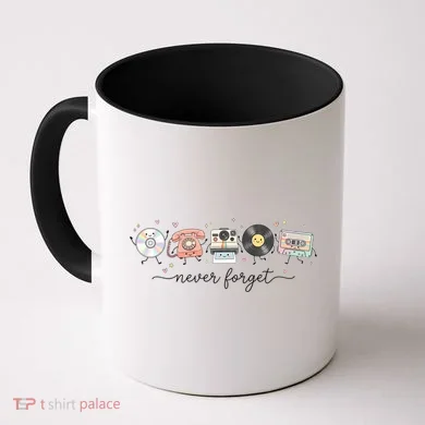 Never Forget Beloved Old Technology Coffee Mug
