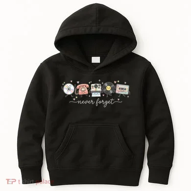 Never Forget Beloved Old Technology Kids Hoodie