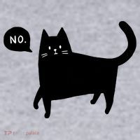 No Funny Black Cat Women's Sweatshirt thumb 2