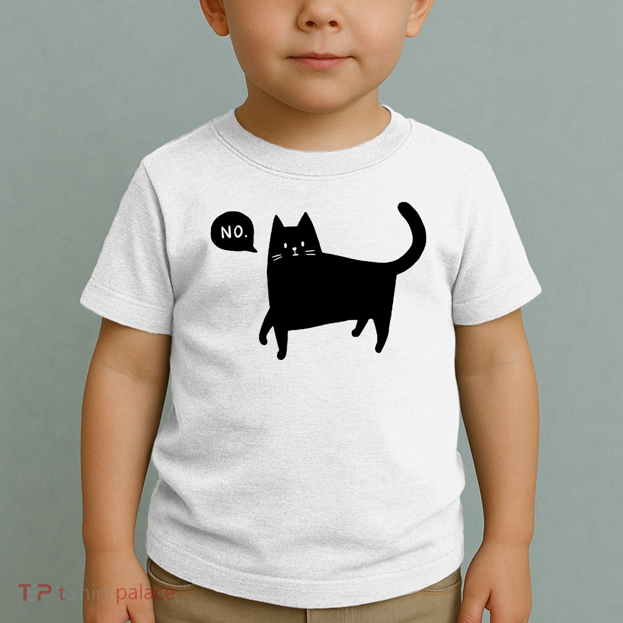 No Funny Black Cat Toddler T-Shirt