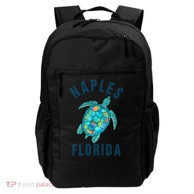 Naples Fl Beach Design / Sea Turtle Illustration Gift Meaningful Gift Backpack