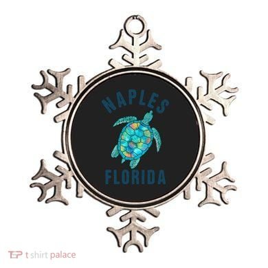 Naples Fl Beach Design / Sea Turtle Illustration Gift Meaningful Gift Ornament