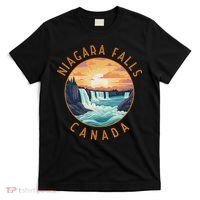 Niagara Falls Canada Retro Distressed Circle Vintage T-Shirt thumb 0