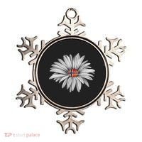 Norwegian Flag Daisy Trendy For Summer Cruise Norway Travel Ornament thumb 0