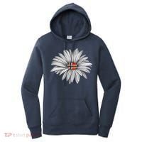 Norwegian Flag Daisy Trendy For Summer Cruise Norway Travel Women's Hoodie thumb 0