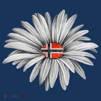Norwegian Flag Daisy Trendy For Summer Cruise Norway Travel Mousepad thumb 1