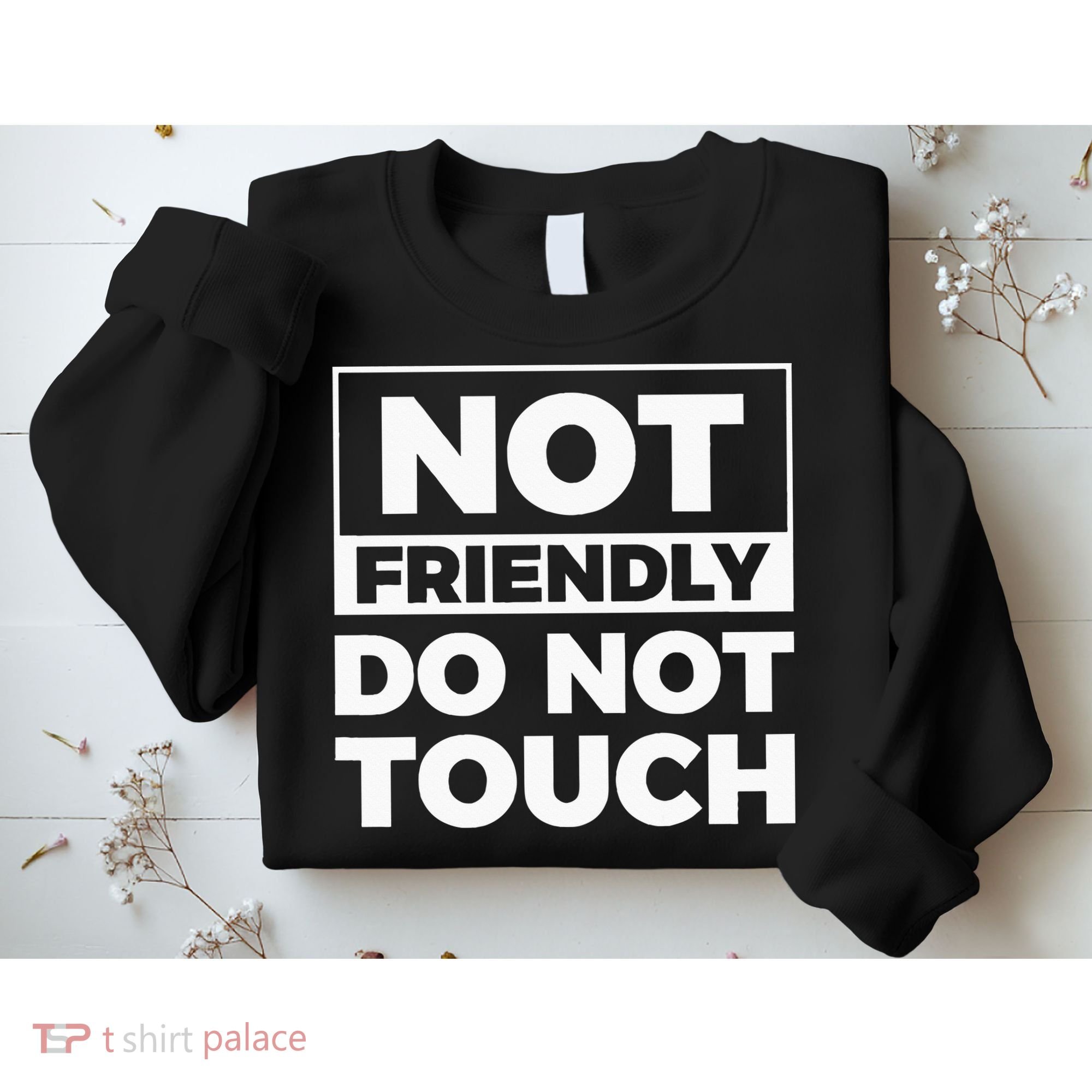 Not Friendly Do Not Touch Sweatshirt