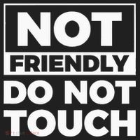 Not Friendly Do Not Touch Hat thumb 2