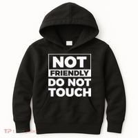 Not Friendly Do Not Touch Kids Hoodie thumb 0