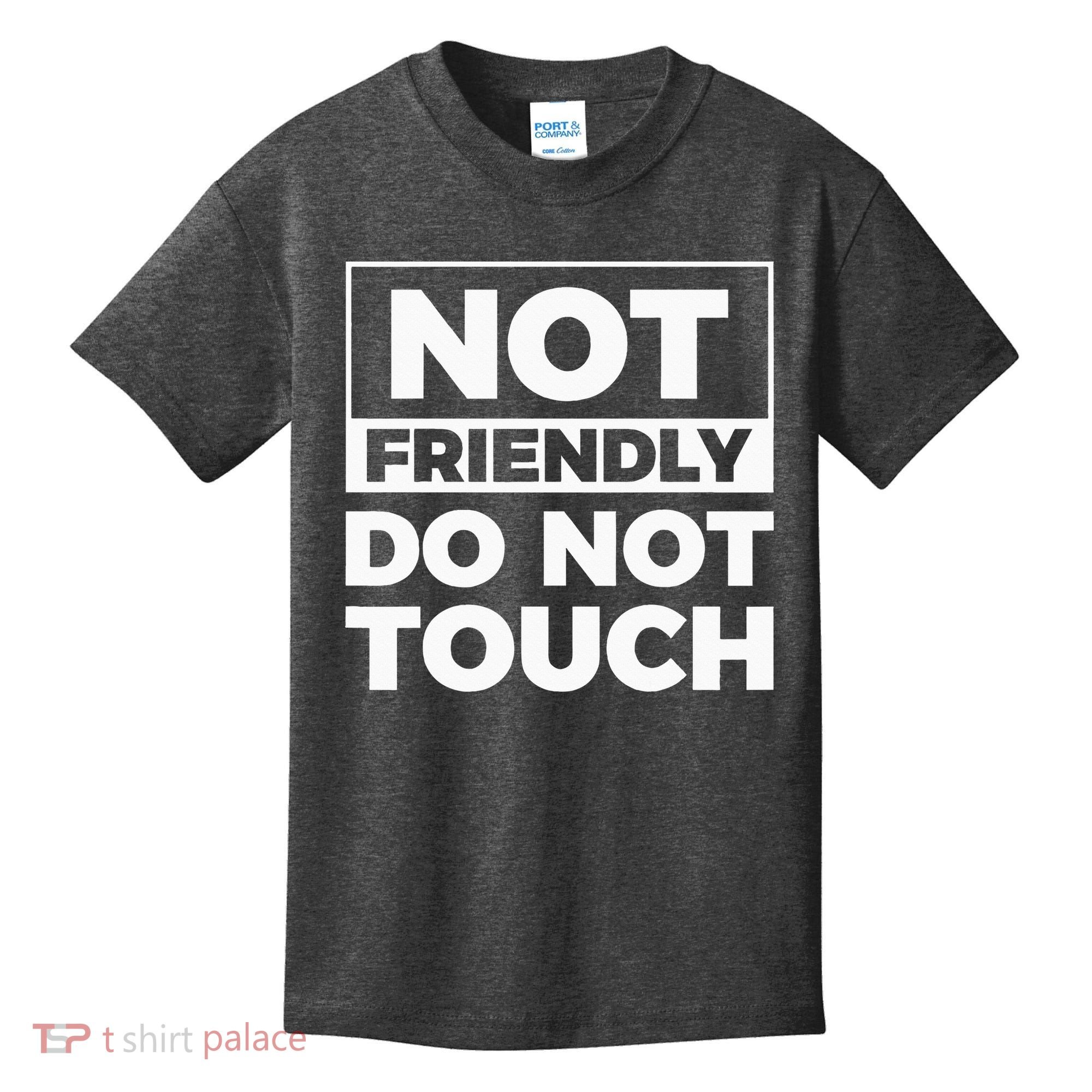 Not Friendly Do Not Touch Kids T-Shirt