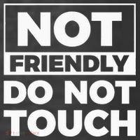 Not Friendly Do Not Touch Kids T-Shirt thumb 4