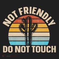 Not Friendly Do Not Touch Women's Sweatshirt thumb 2