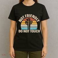 Not Friendly Do Not Touch T-Shirt thumb 4