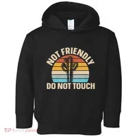 Not Friendly Do Not Touch Toddler Hoodie thumb 0
