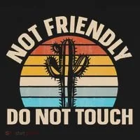 Not Friendly Do Not Touch Toddler Hoodie thumb 2