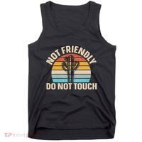 Not Friendly Do Not Touch Tank Top thumb 0