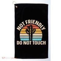 Not Friendly Do Not Touch Golf Towel thumb 0