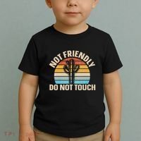 Not Friendly Do Not Touch Toddler T-Shirt thumb 2