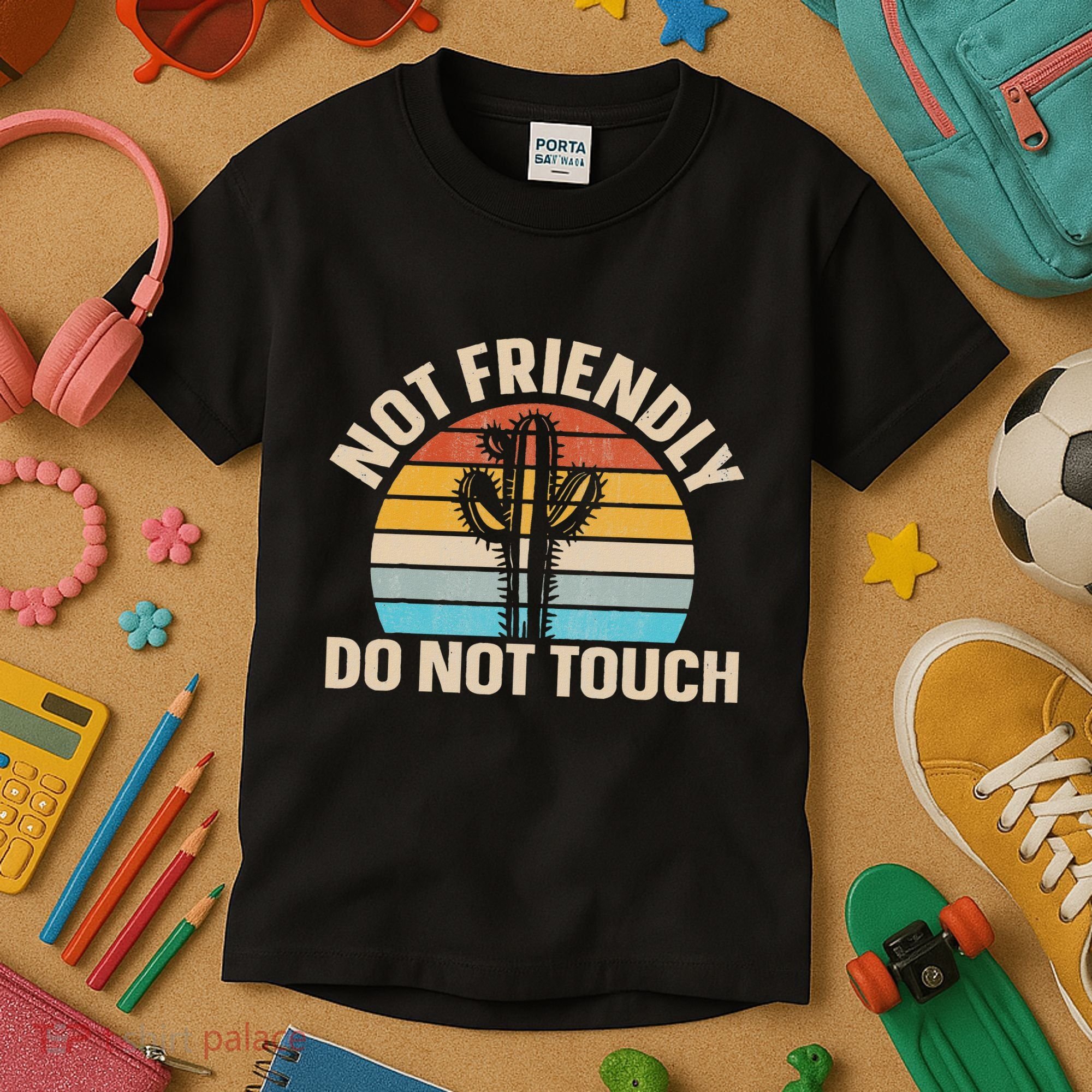 Not Friendly Do Not Touch Kids T-Shirt