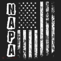 Napa FatherS Day American Flag 4th Of July Beanie thumb 2