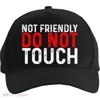 Not Friendly Do Not Touch Five-Panel Snapback Cap thumb 0
