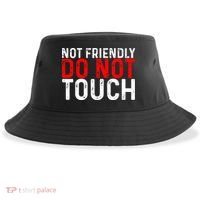 Not Friendly Do Not Touch Sustainable Bucket Hat thumb 0