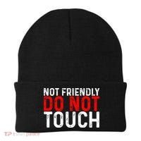 Not Friendly Do Not Touch Beanie thumb 0