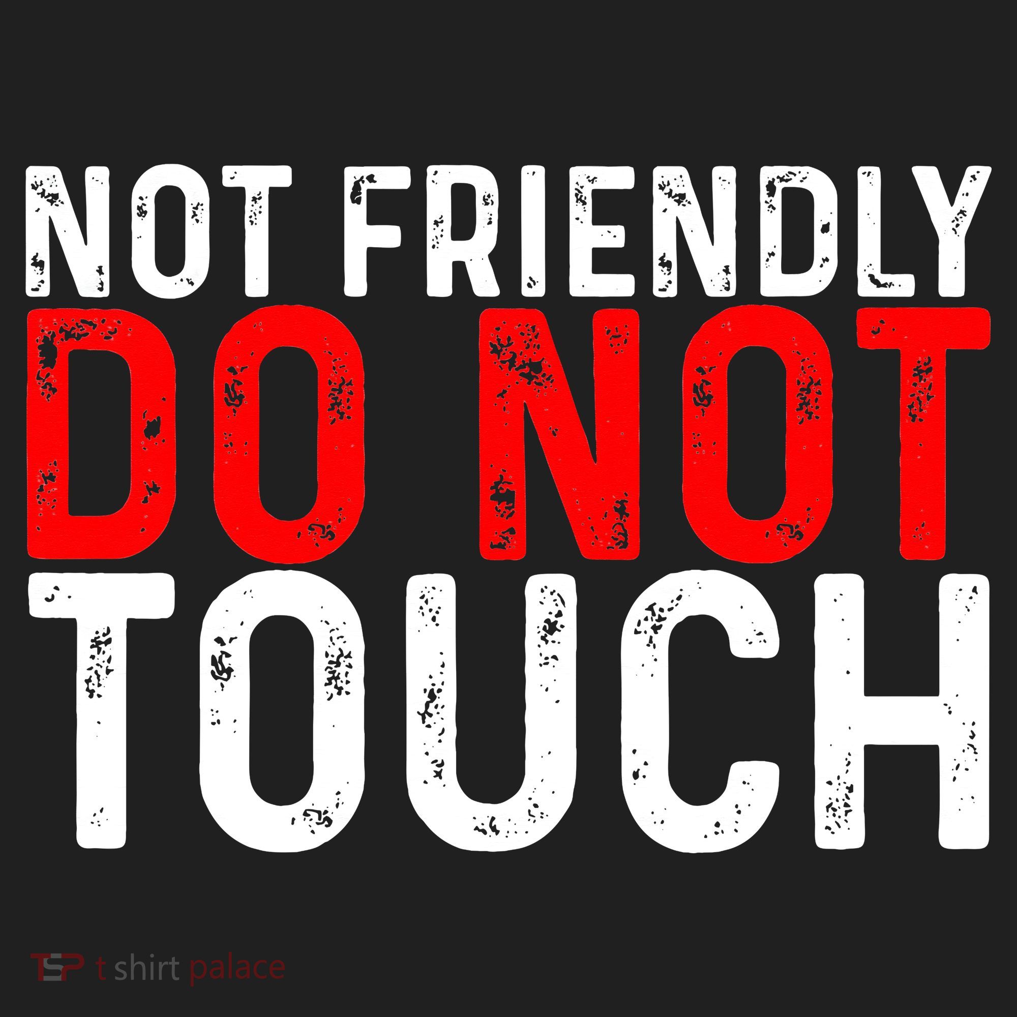 Not Friendly Do Not Touch Beanie