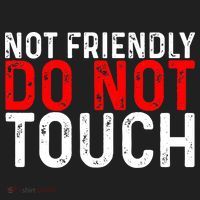 Not Friendly Do Not Touch V.I.T. Fleece Crew Sweatshirt thumb 2