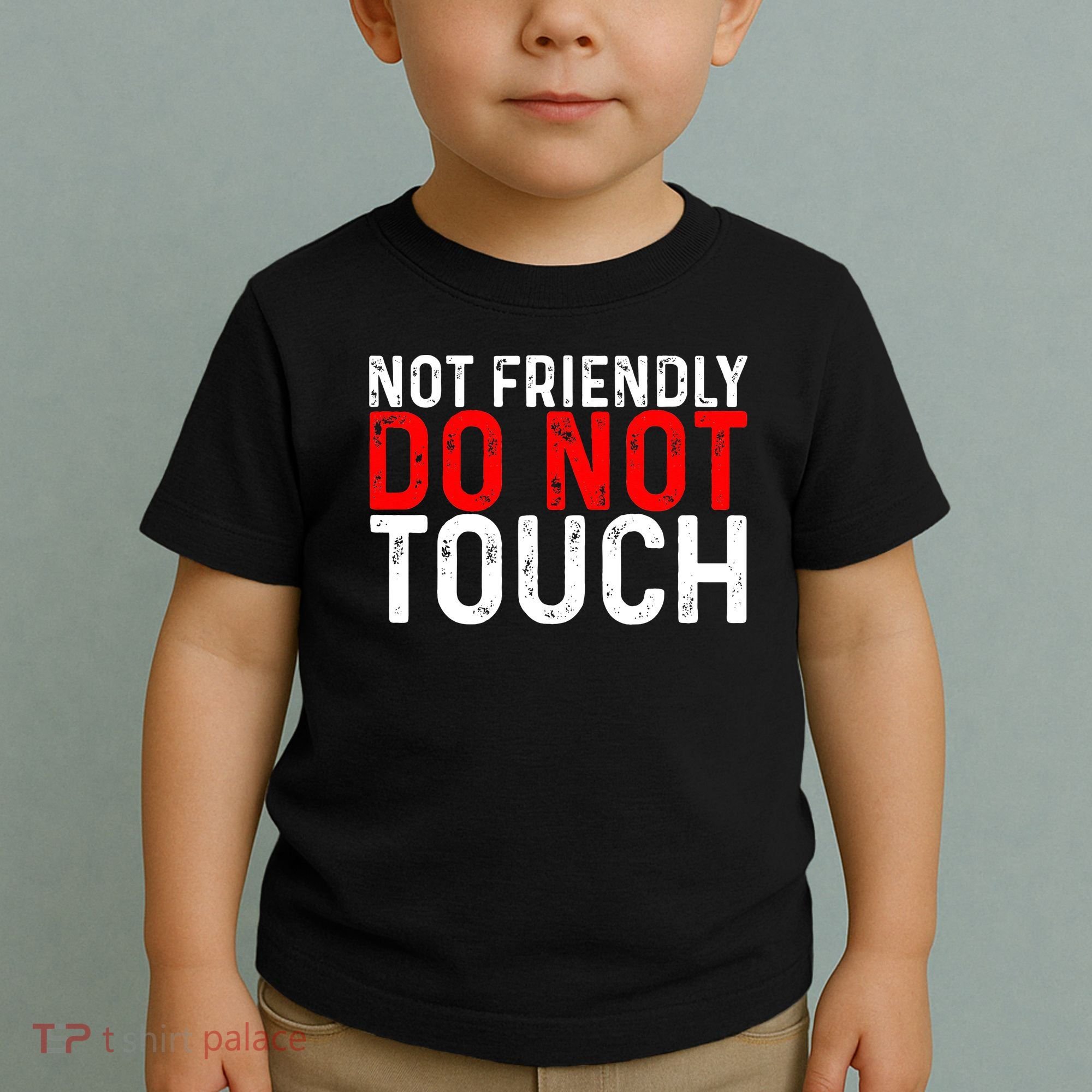 Not Friendly Do Not Touch Toddler T-Shirt