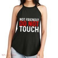 Not Friendly Do Not Touch Women's Perfect Tri Rocker Tank thumb 2