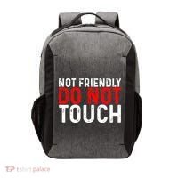 Not Friendly Do Not Touch Vector Backpack thumb 0