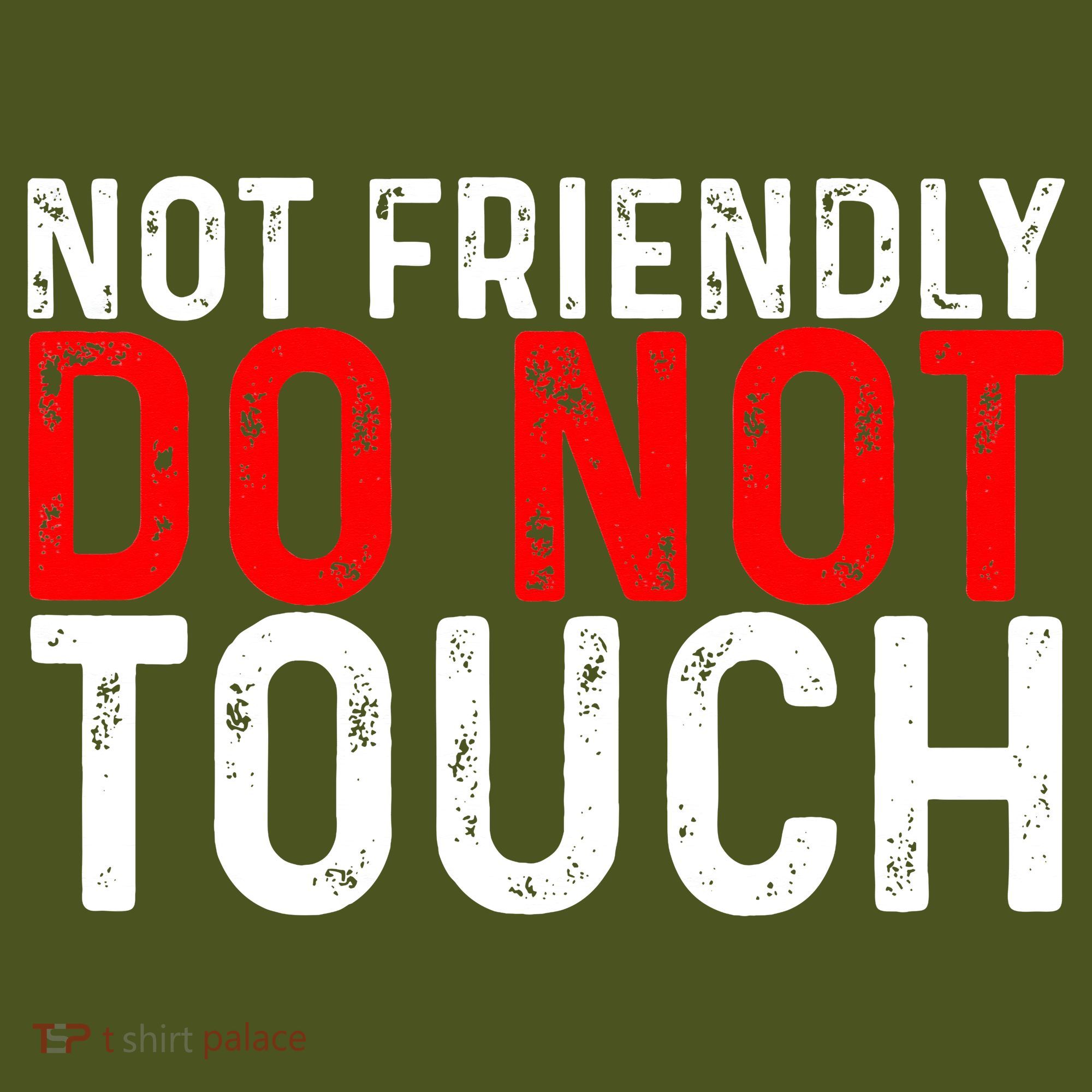 Not Friendly Do Not Touch The Baniff Cuffed Pom Beanie