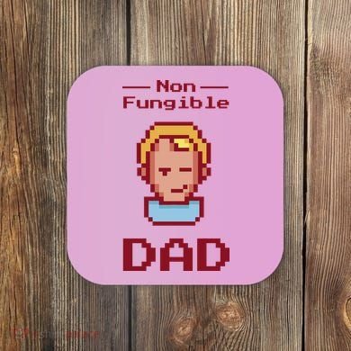 Non Fungible Dad NFT Coaster