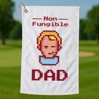 Non Fungible Dad NFT Golf Towel thumb 1