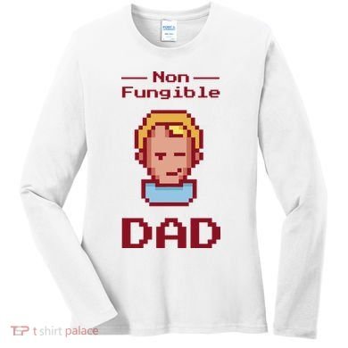Non Fungible Dad NFT Women's Long Sleeve Shirt