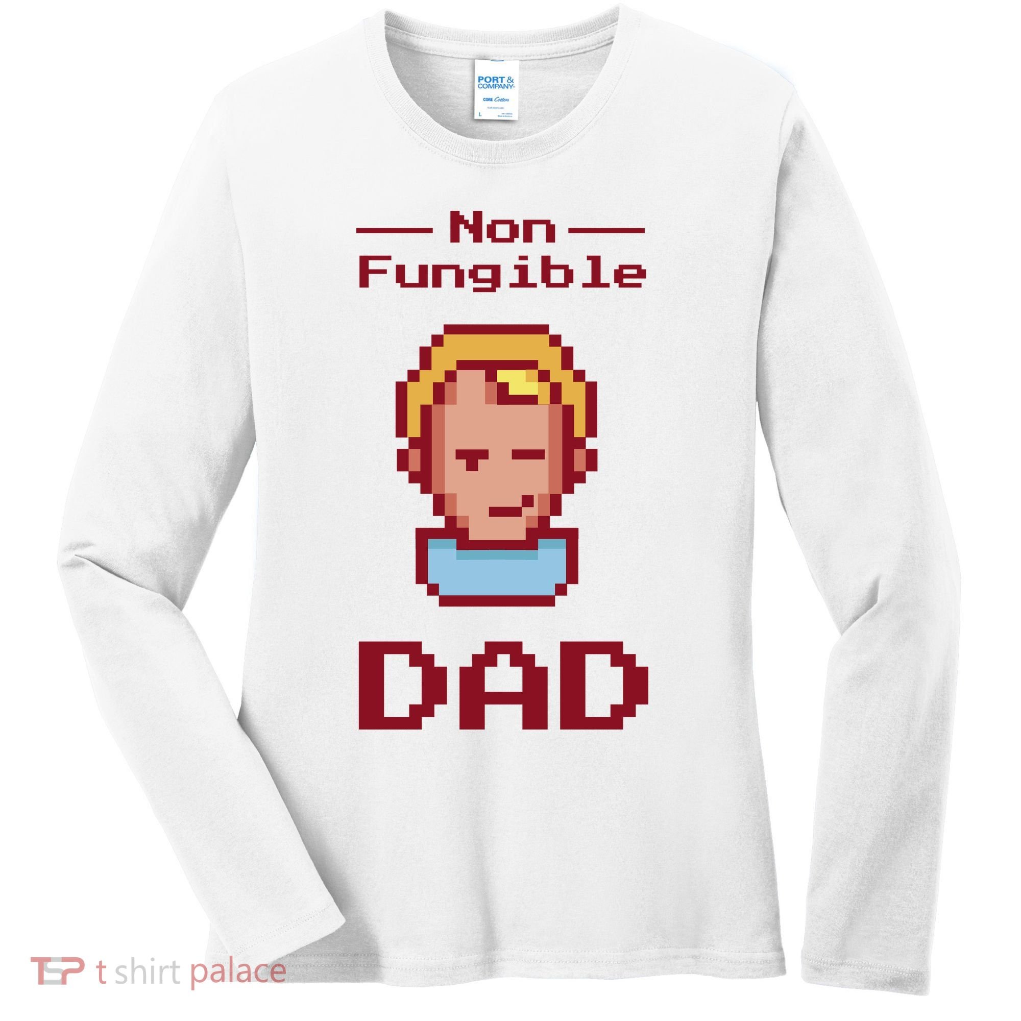 Non Fungible Dad NFT Women's Long Sleeve Shirt