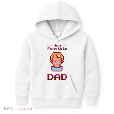 Non Fungible Dad NFT Kids Hoodie