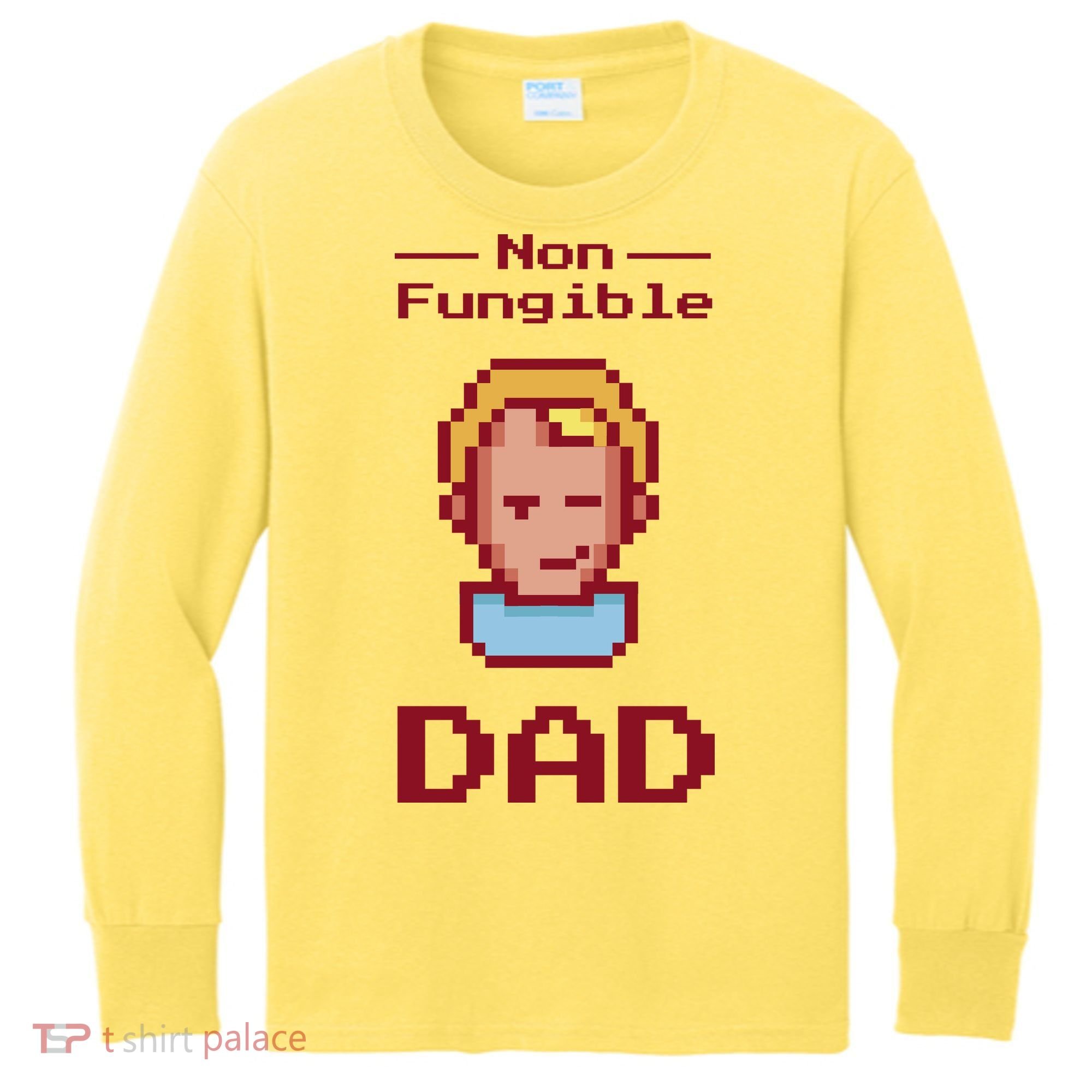 Non Fungible Dad NFT Kids Long Sleeve Shirt