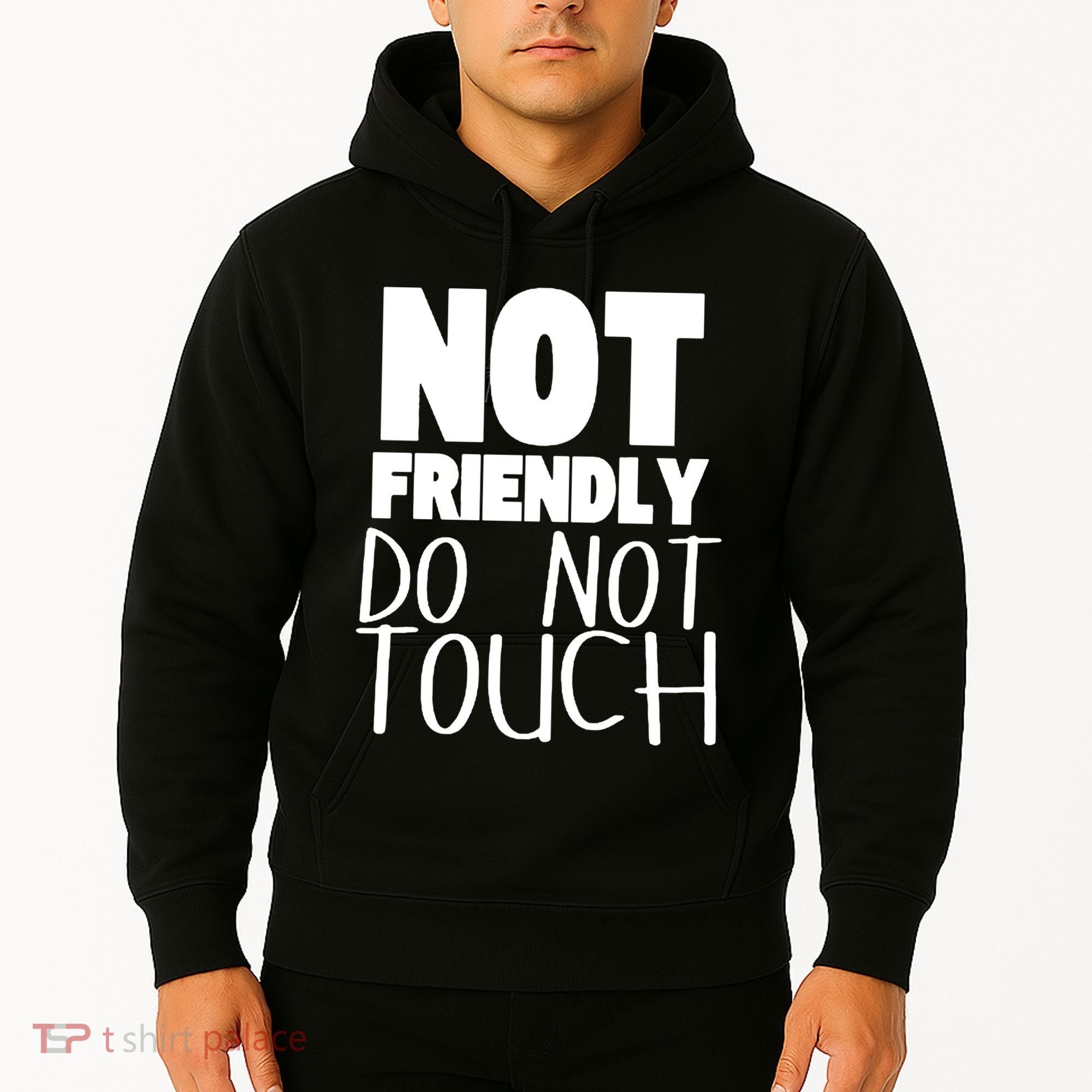 Not Friendly Do Not Touch Hoodie
