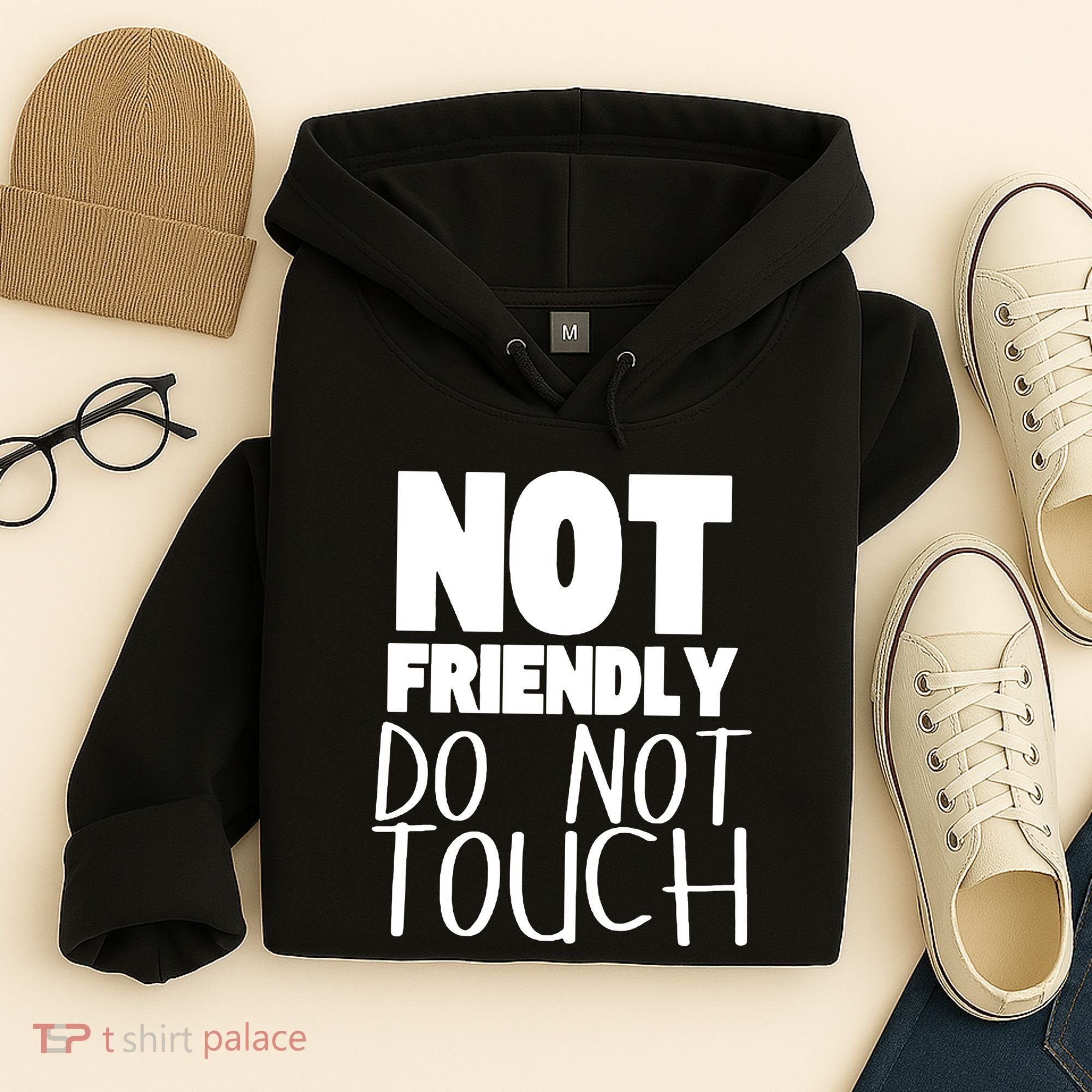 Not Friendly Do Not Touch Hoodie