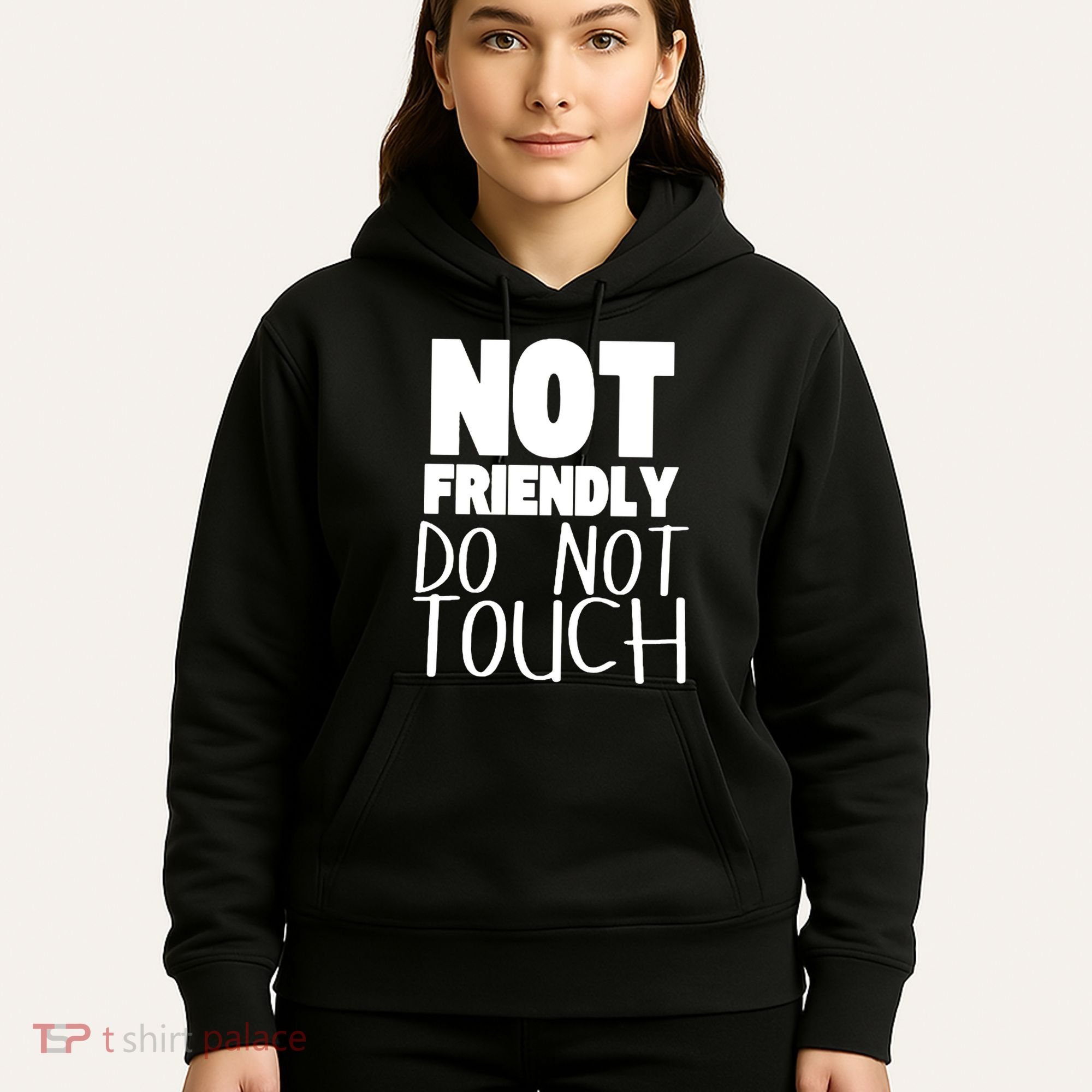 Not Friendly Do Not Touch Hoodie