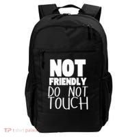 Not Friendly Do Not Touch Backpack thumb 0