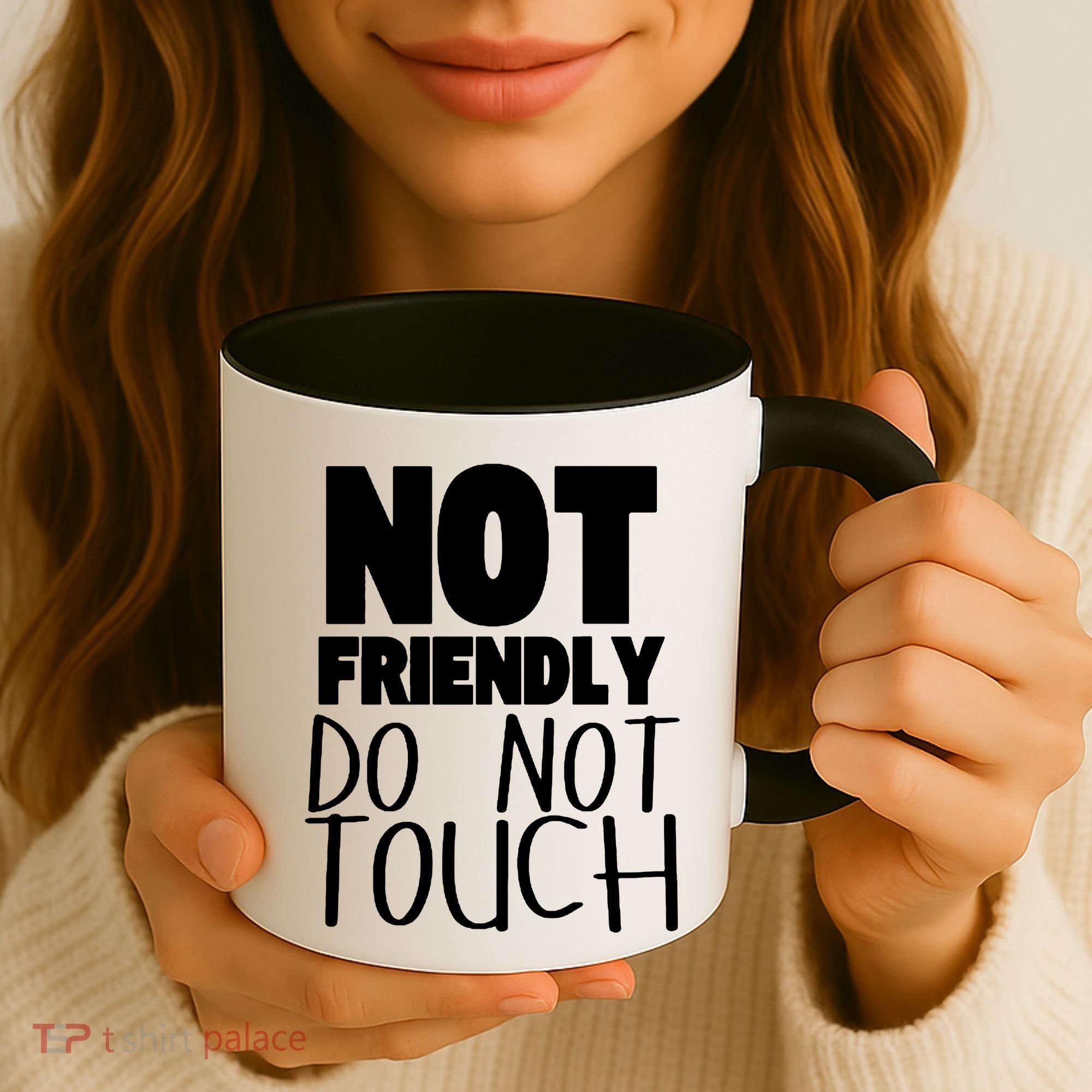 Not Friendly Do Not Touch Coffee Mug
