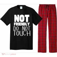 Not Friendly Do Not Touch Pajama Set thumb 0