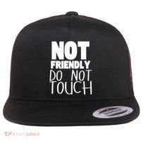 Not Friendly Do Not Touch Flat Bill Trucker Hat thumb 0