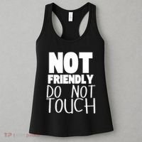 Not Friendly Do Not Touch Women's Tank Top thumb 3