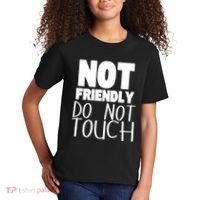 Not Friendly Do Not Touch Kids T-Shirt thumb 2