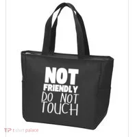 Not Friendly Do Not Touch Tote Bag thumb 3